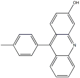 9-(4-Methylphenyl)-3-hydroxyacridine Structure