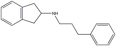 2,3-Dihydro-N-(3-phenylpropyl)-1H-inden-2-amine Structure