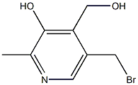 5-Bromomethyl-4-hydroxymethyl-2-methylpyridin-3-ol Structure