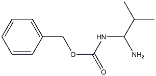 N-(1-Amino-2-methylpropyl)carbamic acid benzyl ester 구조식 이미지