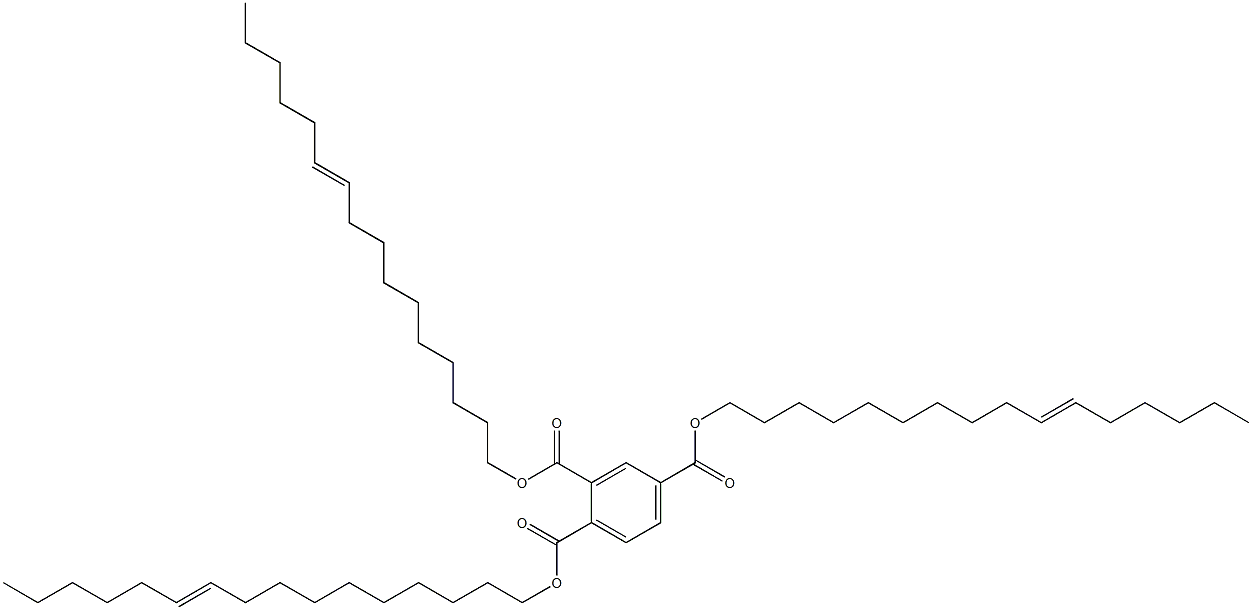 1,2,4-Benzenetricarboxylic acid tri(10-hexadecenyl) ester 구조식 이미지