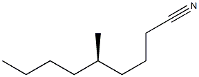 [R,(-)]-5-Methylnonanenitrile Structure