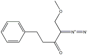 2-Diazo-1-methoxy-5-phenyl-3-pentanone 구조식 이미지