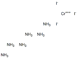 Hexamminechromium(III) iodide Structure