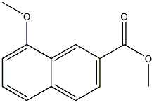 8-Methoxy-2-naphthoic acid methyl ester Structure