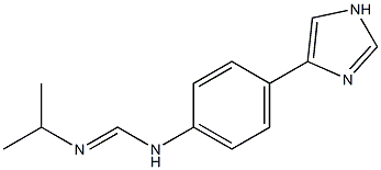 N-[4-(1H-Imidazol-4-yl)phenyl]-N'-(1-methylethyl)formamidine Structure