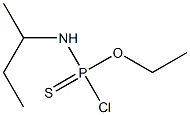 sec-Butylphosphoramidochloridothioic acid O-ethyl ester 구조식 이미지