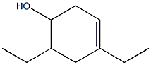 4,6-Diethyl-3-cyclohexen-1-ol 구조식 이미지