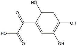 2-Oxo-2-(2,4,5-trihydroxyphenyl)acetic acid 구조식 이미지