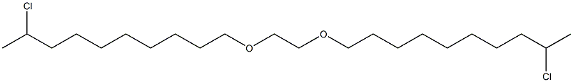 1,1'-[1,2-Ethanediylbis(oxy)]bis(9-chlorodecane) Structure