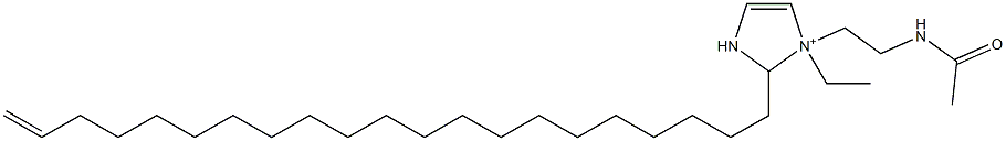 1-[2-(Acetylamino)ethyl]-1-ethyl-2-(20-henicosenyl)-4-imidazoline-1-ium 구조식 이미지