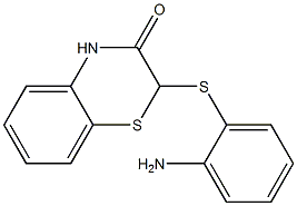 2-(2-Aminophenylthio)-2H-1,4-benzothiazin-3(4H)-one 구조식 이미지