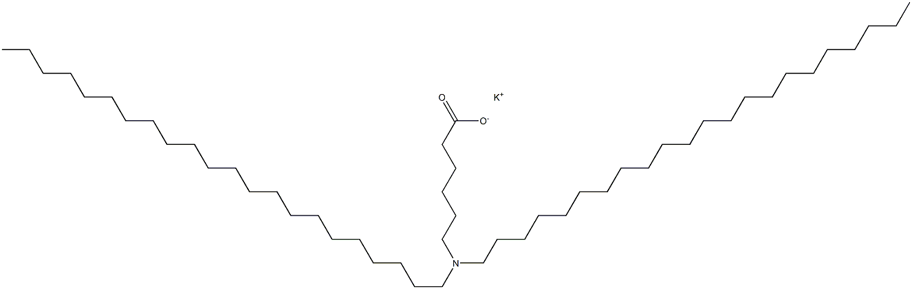 6-(Didocosylamino)hexanoic acid potassium salt 구조식 이미지