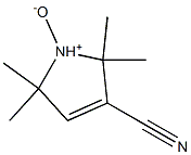 2,2,5,5-Tetramethyl-3-cyano-3-pyrroline 1-oxide Structure