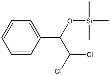 1,1-Dichloro-2-phenyl-2-trimethylsiloxyethane 구조식 이미지