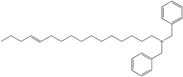 (12-Hexadecenyl)dibenzylamine 구조식 이미지