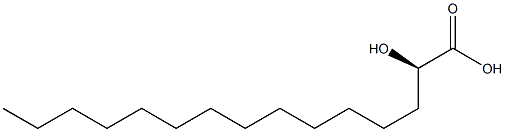 [R,(-)]-2-Hydroxypentadecanoic acid 구조식 이미지