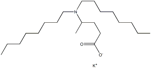 4-(Dioctylamino)valeric acid potassium salt 구조식 이미지