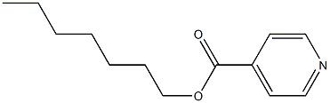 Isonicotinic acid heptyl ester Structure