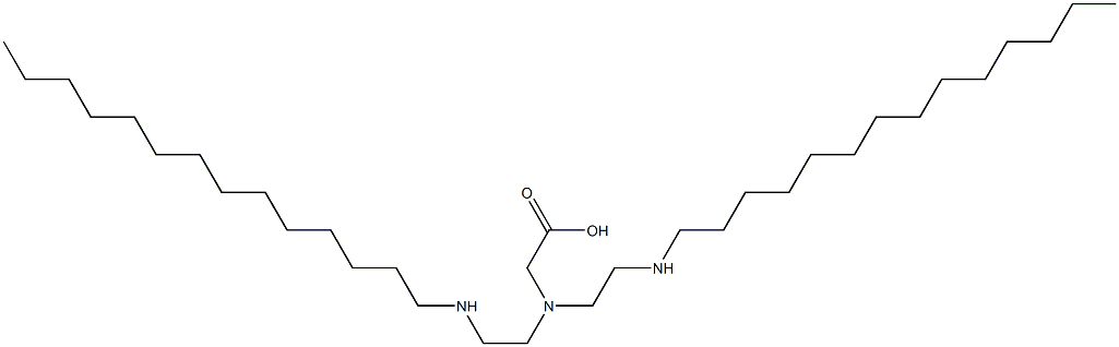 N,N-Bis[2-(tetradecylamino)ethyl]glycine 구조식 이미지