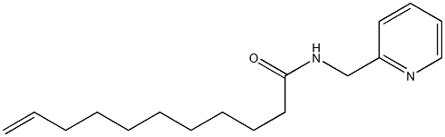 N-(2-Pyridylmethyl)-10-undecenamide Structure