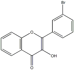 3-Hydroxy-3'-bromoflavone Structure