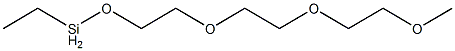 Ethyl[2-[2-(2-methoxyethoxy)ethoxy]ethoxy]silane 구조식 이미지