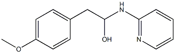 2-[[1-Hydroxy-2-(p-methoxyphenyl)ethyl]amino]pyridine Structure