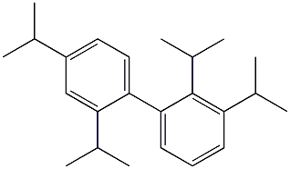 2,3,2',4'-Tetraisopropyl-1,1'-biphenyl 구조식 이미지