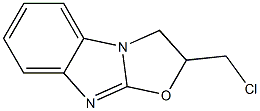 2,3-Dihydro-2-chloromethyloxazolo[3,2-a]benzimidazole Structure