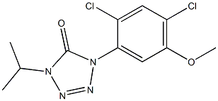 1-(2,4-Dichloro-5-methoxyphenyl)-4-isopropyl-1H-tetrazol-5(4H)-one Structure