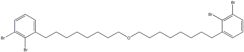 2,3-Dibromophenyloctyl ether 구조식 이미지