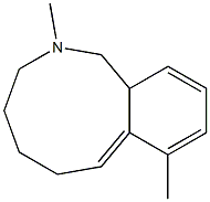 (7E)-2-Methyl-8-methyl-2,3,4,5,6,11a-hexahydro-1H-2-benzazonine 구조식 이미지