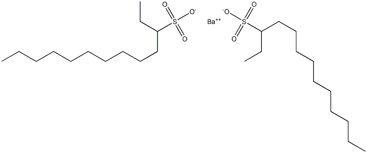 Bis(tridecane-3-sulfonic acid)barium salt 구조식 이미지
