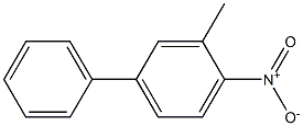 4-Nitro-3-methyl-1,1'-biphenyl 구조식 이미지