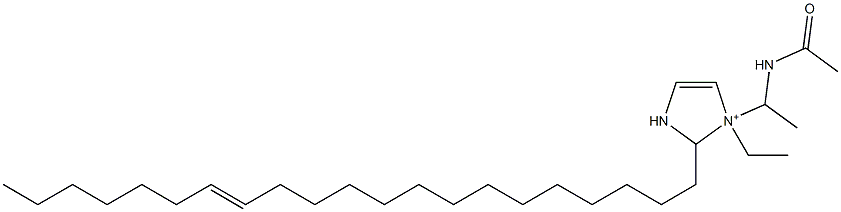 1-[1-(Acetylamino)ethyl]-1-ethyl-2-(14-henicosenyl)-4-imidazoline-1-ium 구조식 이미지