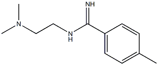 N-[2-(Dimethylamino)ethyl]-4-methylbenzamidine 구조식 이미지