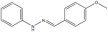 1-(4-Methoxybenzylidene)-2-phenylhydrazine Structure