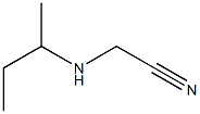 (sec-Butylamino)acetonitrile Structure