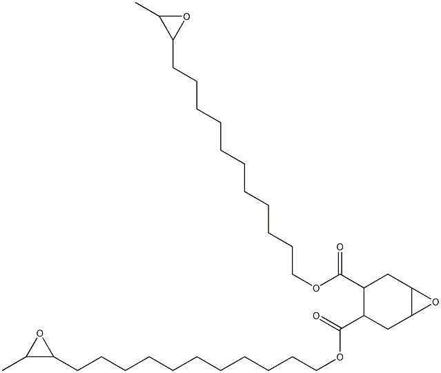 7-Oxabicyclo[4.1.0]heptane-3,4-dicarboxylic acid bis(12,13-epoxytetradecan-1-yl) ester Structure