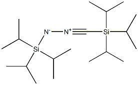 [2-[(Triisopropylsilyl)methylidyne]-1-(triisopropylsilyl)hydrazin-2-ium]-1-ide Structure