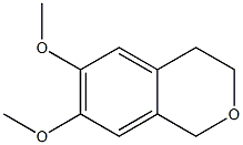 6,7-Dimethoxy-3,4-dihydro-1H-2-benzopyran 구조식 이미지