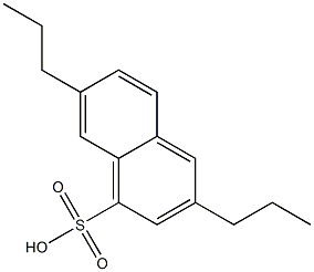 3,7-Dipropyl-1-naphthalenesulfonic acid Structure