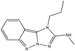 1-Propyl-2-methylamino-1H-[1,2,4]triazolo[1,5-b]indazole Structure