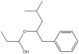 Propionaldehyde benzylisoamyl acetal Structure