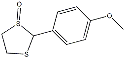 2-(4-Methoxyphenyl)-1,3-dithiolane 1-oxide Structure