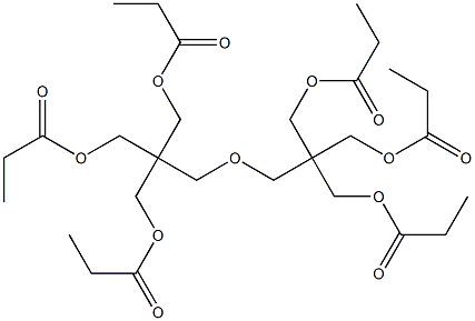 2,2'-[Oxybis(methylene)]bis[2-[(propionyloxy)methyl]-1,3-propanediol dipropionate] 구조식 이미지