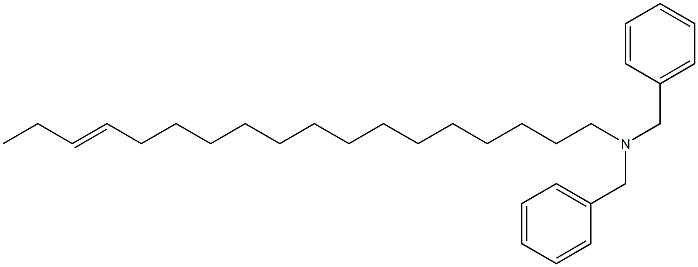 (15-Octadecenyl)dibenzylamine 구조식 이미지