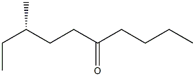 [S,(+)]-8-Methyl-5-decanone 구조식 이미지
