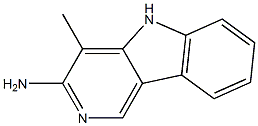 4-Methyl-5H-pyrido[4,3-b]indol-3-amine Structure